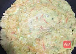 Zucchini and Carrot Omelette Recipe Illustration 5