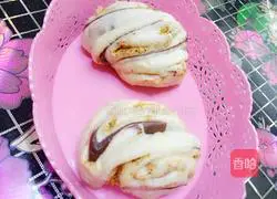 Illustration of how to make two-color steamed buns 23