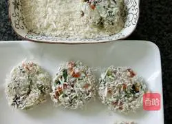 Illustration of how to make glutinous rice cakes 9