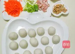 Illustration of how to make salty glutinous rice balls 8