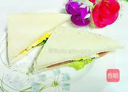 Illustration of how to make egg sandwich 9