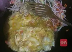 Illustration of home-style fried noodles 6