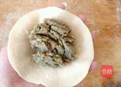 Illustration of how to make mung bean buns 12