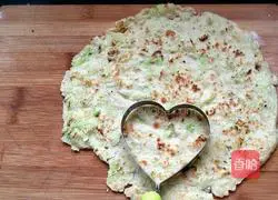 Illustration of how to make vegetable and egg breakfast cakes 10