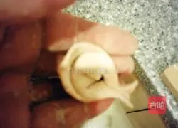 Illustration of how to make colorful beef wontons 12