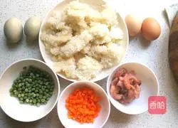 Illustration of how to make slap fried rice 1
