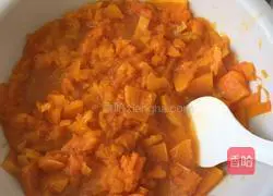 Illustration of how to make pumpkin steamed buns 5