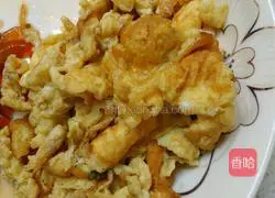 Illustration of how to make egg fried rice (chopped pepper version) 2