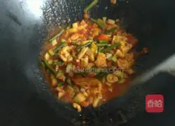 Illustration of how to make tomato and egg noodles 5