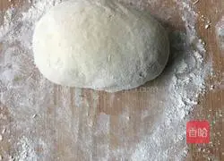 Illustration of how to make ham and chive pancake 5