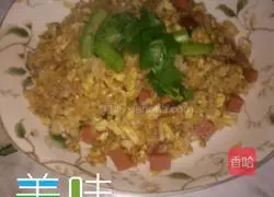 Illustration of how to make egg fried rice 15