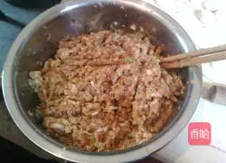 Pork and green onion dumplings.Recipe 5