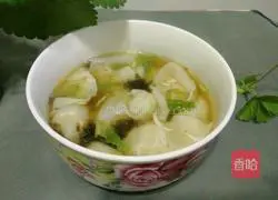 Watermelon rind and pork wonton recipe illustration 11 