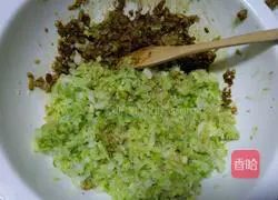 Illustration of how to make cabbage and dumpling stuffing 8