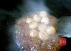 Illustration of how to make fried glutinous rice balls with brown sugar 7