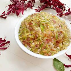 Watermelon and pork buns stuffing