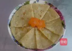 Illustration of how to make crispy green onion pancake 13