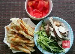 Illustration of how to make stir-fried mustard vegetable cakes 2