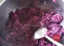 Purple Sweet Potato and Vegetable Shrimp Cake Illustration of how to do it 1