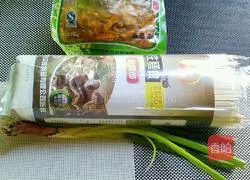 Illustration of how to make mustard noodles 1