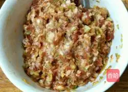 Meat Illustration of making egg dumplings 2