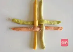 Illustration of how to make hydrangea steamed buns 5