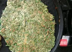 Illustration of how to make fennel egg pancake 6