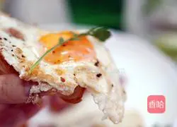 Thousand-feuille crispy bacon and eggs (with the secret of sun-cooked eggs) ) illustration 7