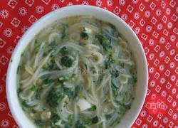 Illustration of how to make rapeseed and quail egg noodles 3