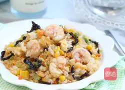 Illustration of how to make shrimp fried rice 9