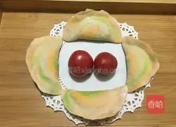 Illustration of how to make colorful dumplings 6