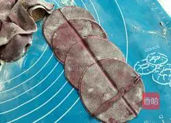 Illustration of how to make purple sweet potato and rose steamed buns 8 