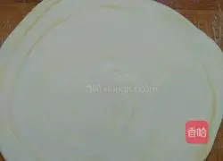 Illustration of how to make straw hat cake 9