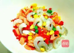 Illustration of how to make diced egg-baked steamed buns 2