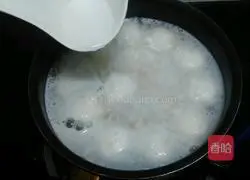 Illustration of how to make glutinous rice balls with distiller’s lees 5