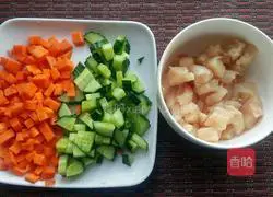 Pictures of how to make pineapple corn chicken fried rice 2