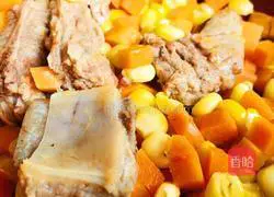 Illustration of how to make braised pork ribs with rice 4