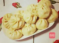 Illustration of how to make chrysanthemum meat buns 9