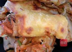 Illustration of how to make hot noodle hand cakes 18