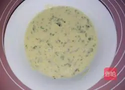 Illustration of how to make mint egg pancake 7