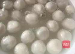 Honey bean and sweet-scented osmanthus glutinous rice balls Illustration of how to do it 8