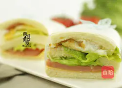 Illustrations of how to make sandwiches 1