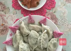 Illustration of how to make vegetarian dumplings 8