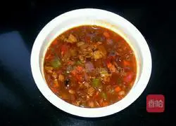 Illustration of how to make minced pork noodles 12