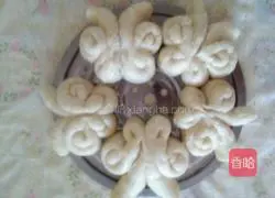 Illustration of how to make butterfly steamed buns 21