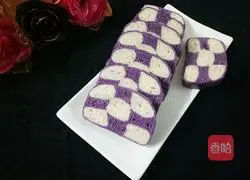 Illustration of making chess steamed buns 1