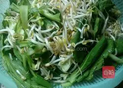 Illustration of how to make fried noodles 1