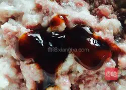 Illustration of how to make steamed meatloaf with mushrooms 3