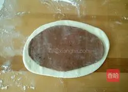 Illustration of how to make milk chocolate steamed buns 6