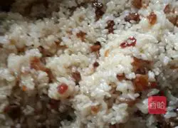 Illustration of how to make raw fried glutinous rice 2